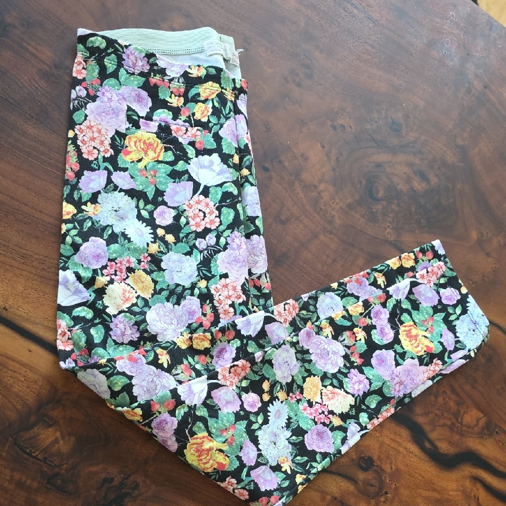 Zara Kids Multicolor Floral Leggings